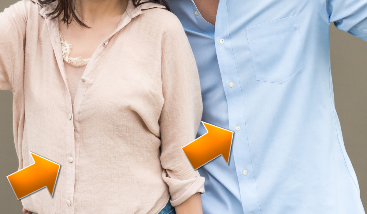 Read more about the article Észre Vetted Már Hogy a Női Ingek Baloldalára Van Varrva a Gomb Míg a Férfinál Pont Fordítva Van? Ez az Oka